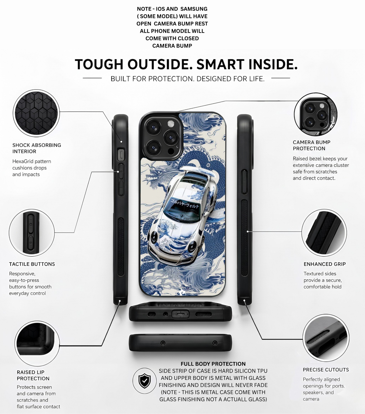 Blue Takoi Car Case