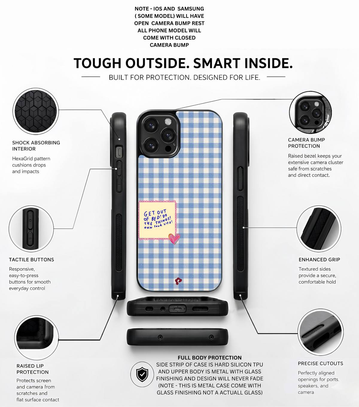 Blueberry Plaid Case