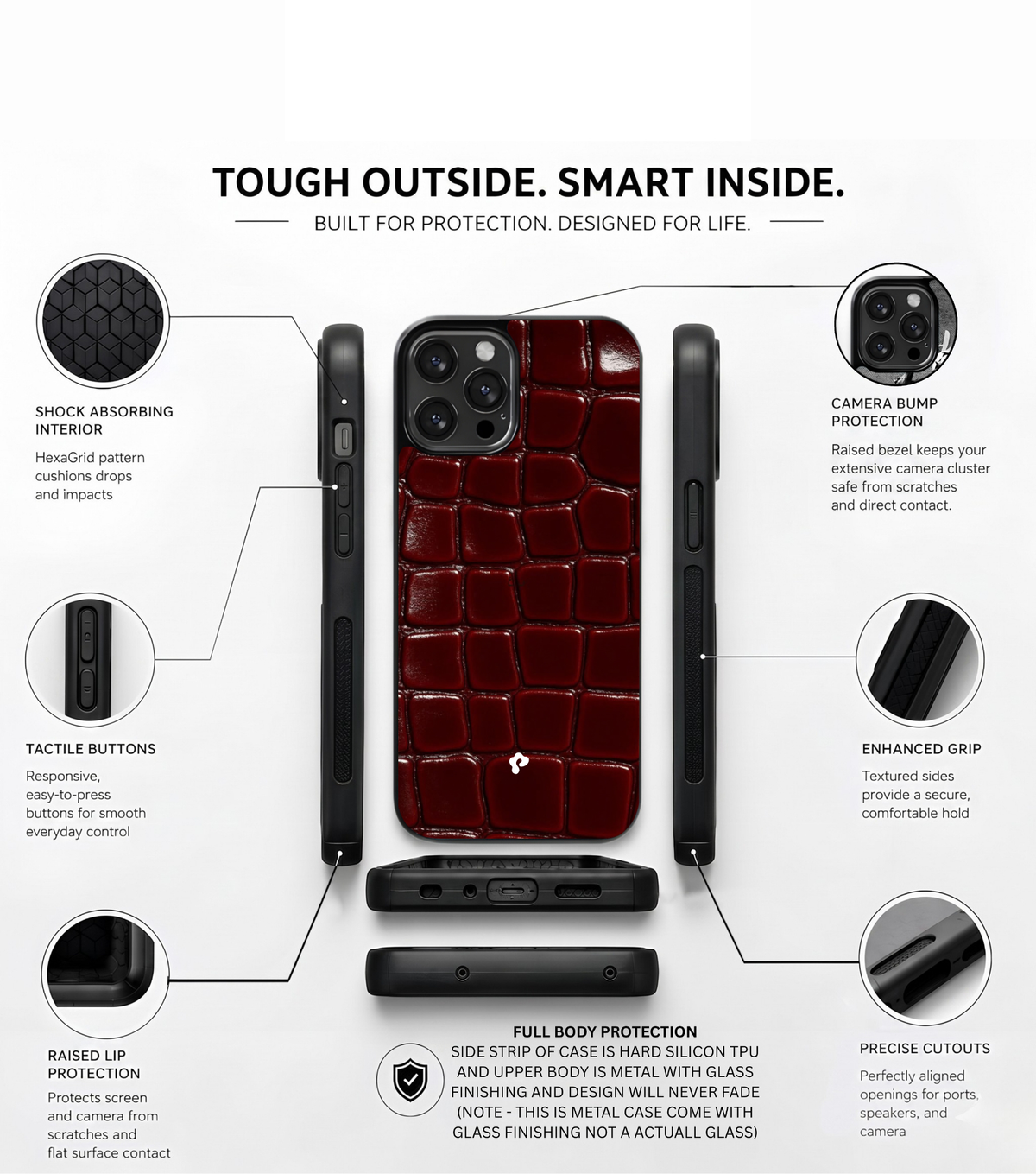 Marron Leather Case