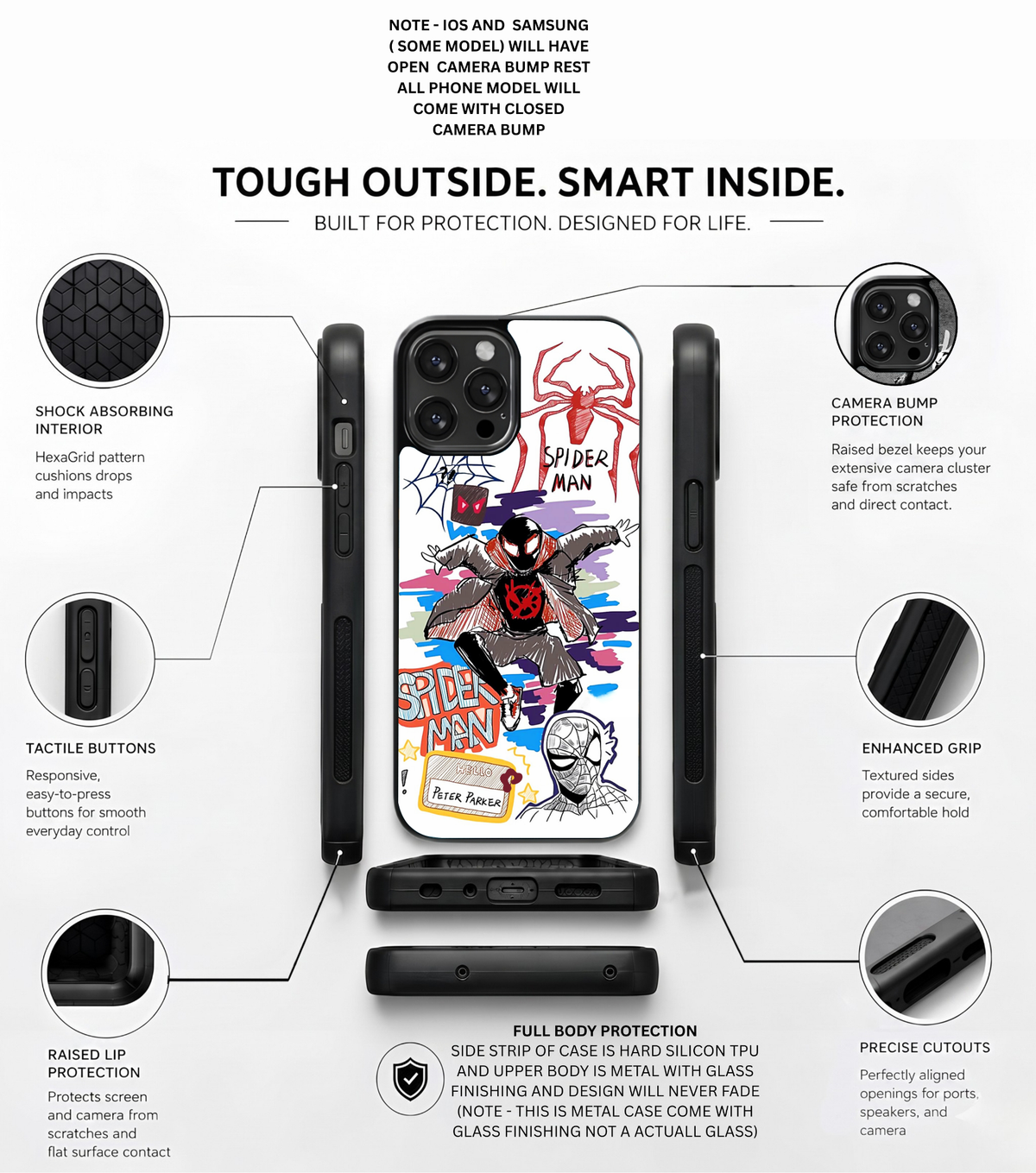 Spider verse Man Case