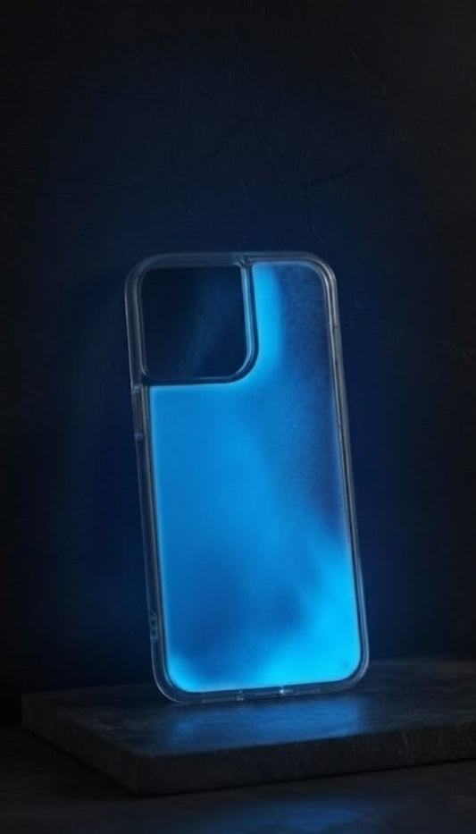 Light Blue Sand Glow Case